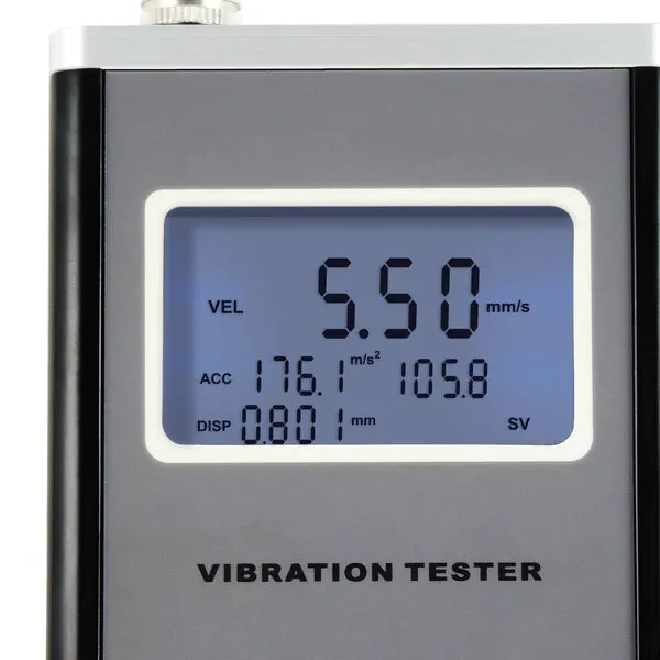 Vibration Meter with Piezoelectric Sensor for Displacement, Velocity, and Acceleration - Image 6