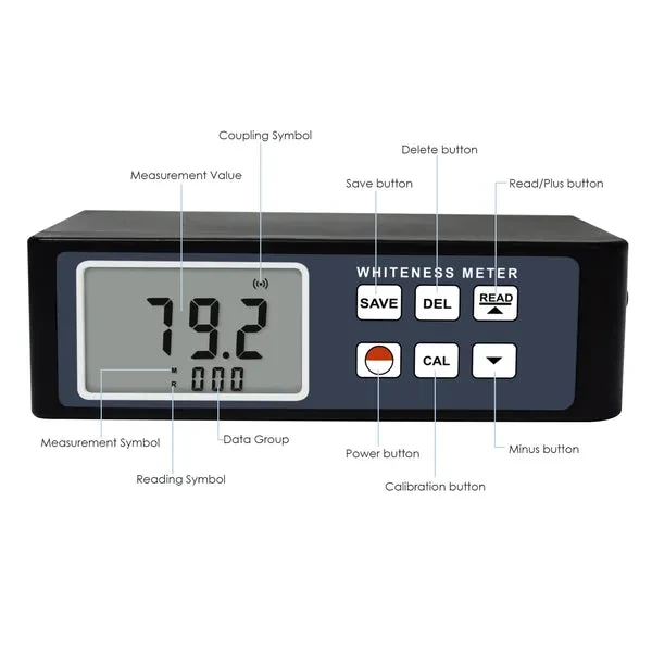 Whiteness Meter for Leucometer, 0~120 White Color Degree - Image 4