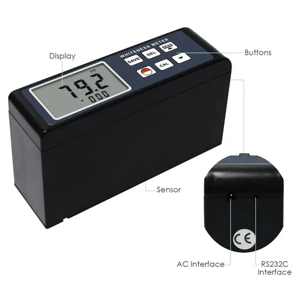 Whiteness Meter for Leucometer, 0~120 White Color Degree - Image 5