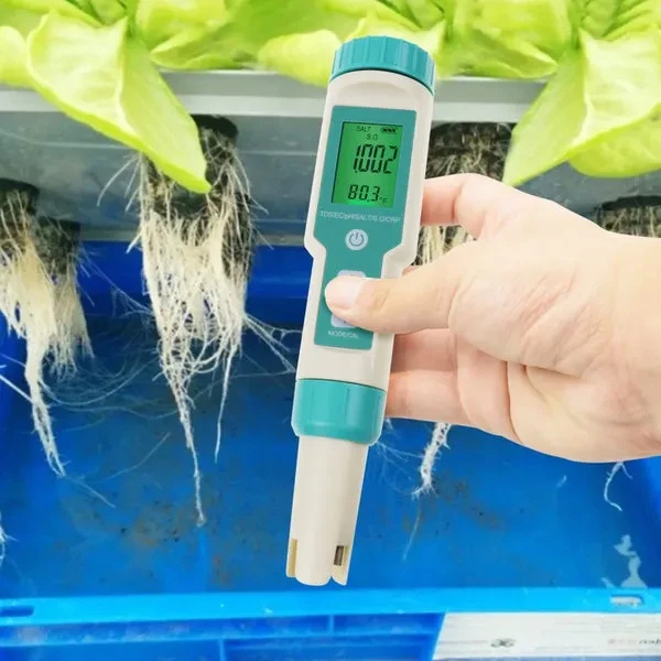 7-in-1 Pen Type Water Quality Tester (pH, TDS, EC, ORP, Salinity, SG, Temp) - Image 2