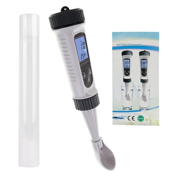 4-in-1 Water Quality Tester (TDS, Temperature, S.G., Salt Salinity) - Image 7