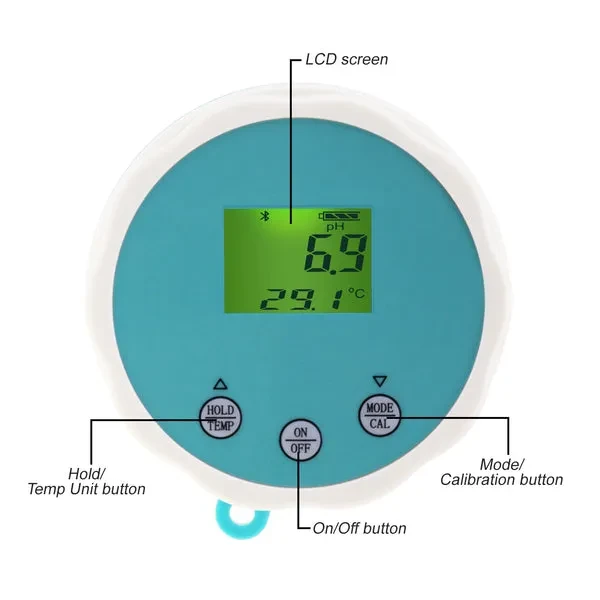 Bluetooth Floating Monitor for EC, Salinity, pH, ORP, and TDS - Image 7