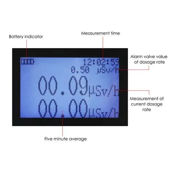 Digital Nuclear Radiation Detector Dosimeter Geiger Counter - Image 4