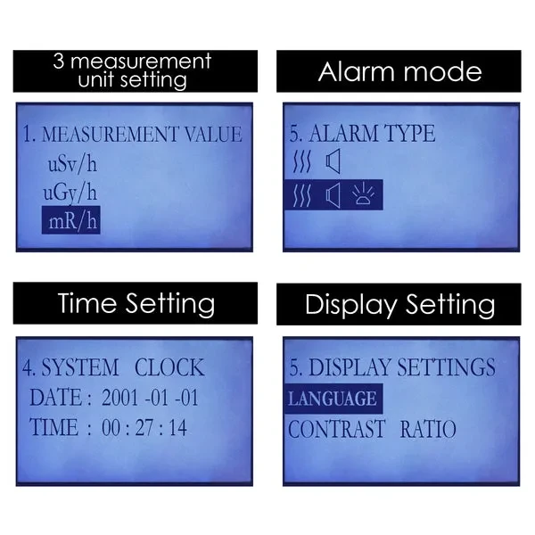 Digital Nuclear Radiation Detector Dosimeter Geiger Counter - Image 5