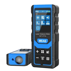 Laser Distance Meter for Single Continuous Measurement of Distance, Area, and Volume 60M