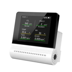 5-in-1 Indoor Air Detector for PM2.5, CO2, Formaldehyde, and Humidity Detection