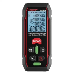 Laser Distance Meter with Screen Length, Area, Volume, and Pythagorean Measurement