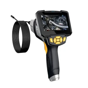 Flexible Waterproof Dual-Lens Industrial Digital Endoscope with LCD Display