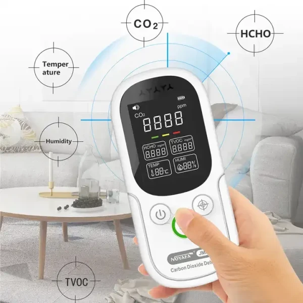 Multifunction Thermohygrometer with Carbon Dioxide Detection for Home Use - Image 2