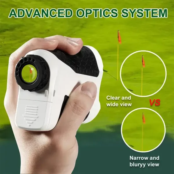 600M Laser Rangefinders for Golf with Binoculars and 6X Magnification - Image 6