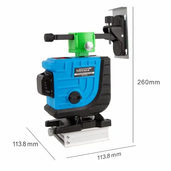 12 Lines 3D Self-Leveling Laser Level with Powerful Green Beam - Image 6
