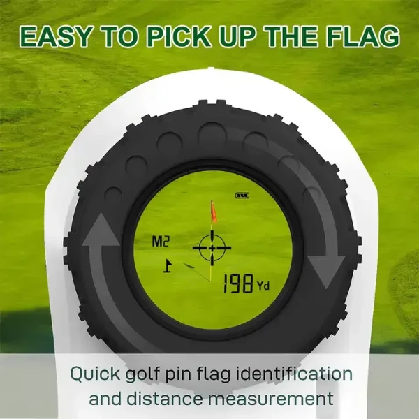 600M Laser Rangefinders for Golf with Binoculars and 6X Magnification - Image 4
