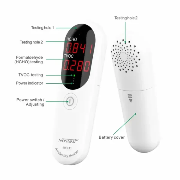 Handheld Air Quality Tester for HCHO and TVOC Detection - Image 3