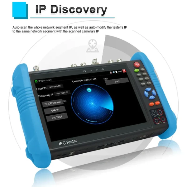 7-Inch IPS Touch Monitor CCTV Camera Tester with 4K HD Resolution and All-in-One Functionality - Image 3