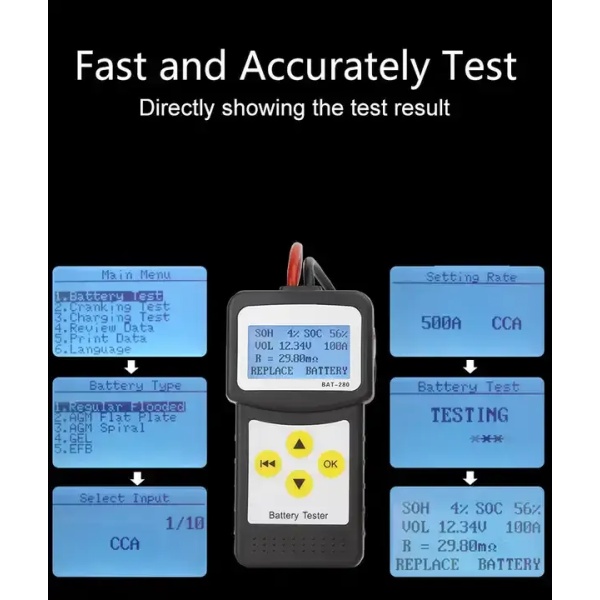 Battery Capacity Tester for Automobile and Workshop Equipment - Image 5