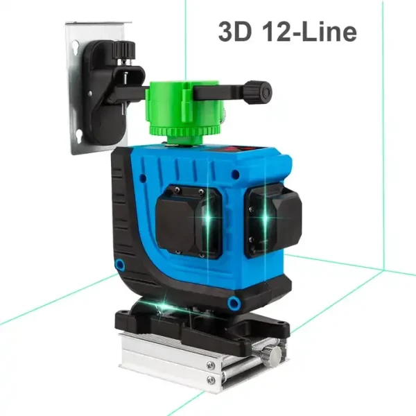 12 Lines 3D Self-Leveling Laser Level with Powerful Green Beam - Image 5