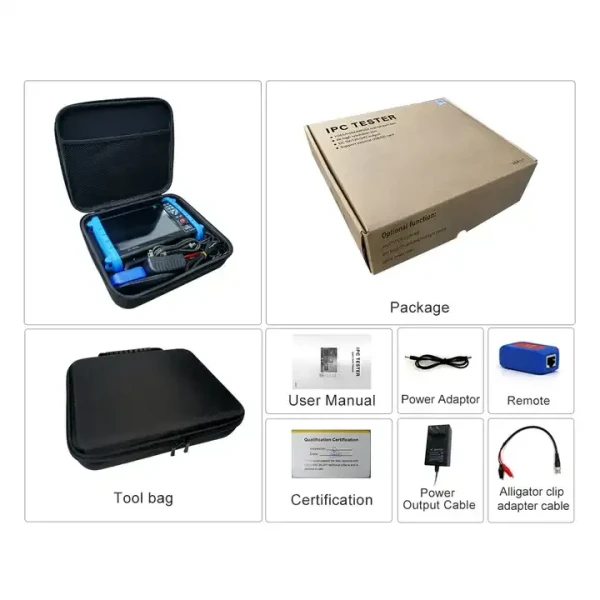 7-Inch HD Resolution Touch Screen CCTV Tester for Debugging DVR, NVR - Image 5