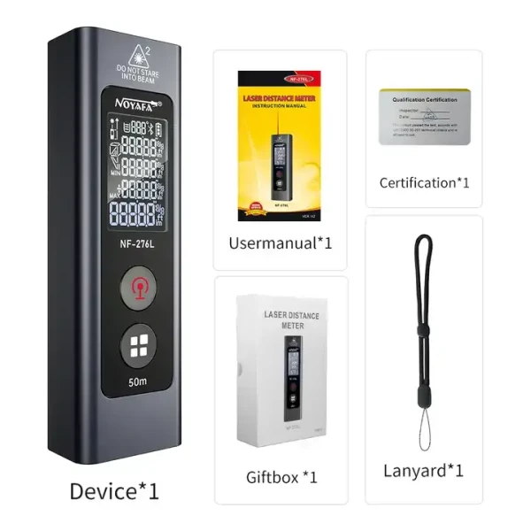 Mini Laser Rangefinder with 50M Range, Upgraded Display and Multiple Modes - Image 6