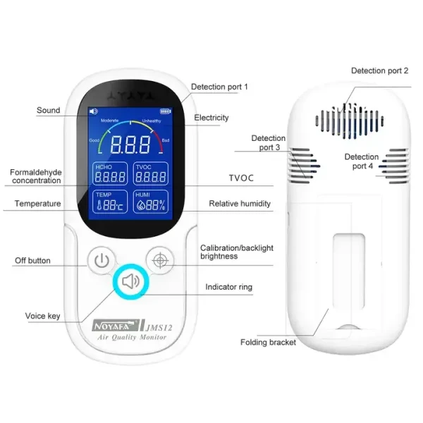 Digital Air Quality Detector for Temperature, Humidity, and CO2 Levels - Image 3