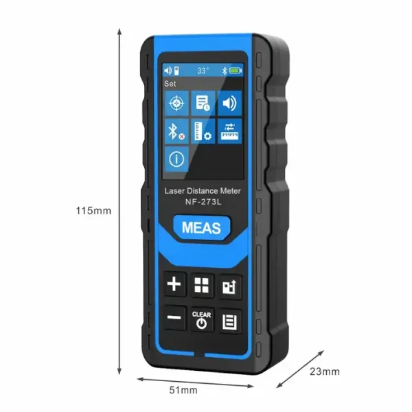 Laser Distance Meter with 120m Range for Single Continuous Measurement - Image 5