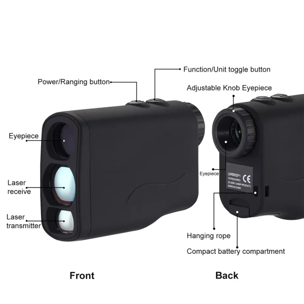 High-Precision Golf & Hunting Range Finder 1200M with Vibration Function - Image 6