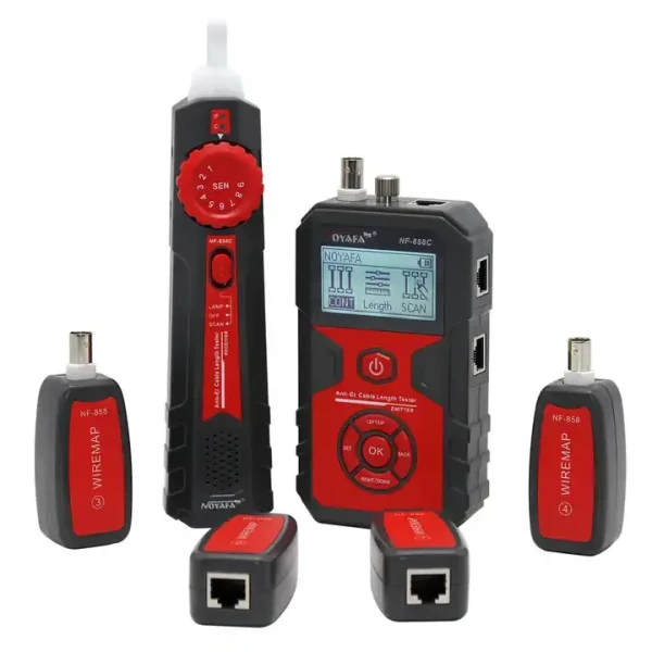 Multifunction LCD Cable Tester with Cable Continuity Testing, RJ11/RJ45/BNC/USB Tracing, and Anti-Interference - Image 3