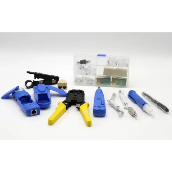 Professional LAN Cable Tester with Wire Stripper and Electric Wiring Tools - Image 4