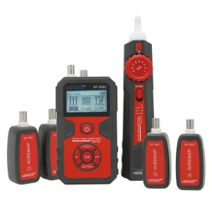 Multifunction LCD Cable Tester with Cable Continuity Testing, RJ11/RJ45/BNC/USB Tracing, and Anti-Interference
