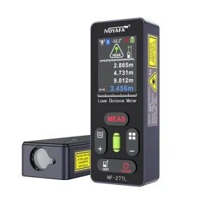 Bluetooth Green Light Laser Distance Meter with Electronic Level Testing Tool, 60M Range