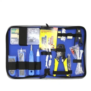 Professional LAN Cable Tester with Wire Stripper and Electric Wiring Tools