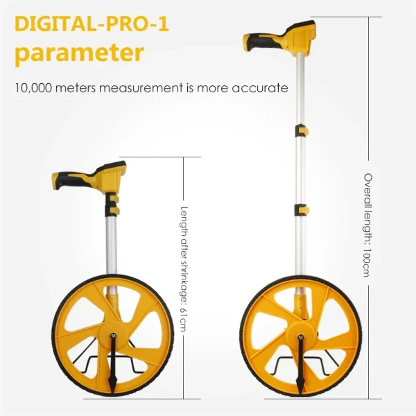 318mm Measuring Wheel with LCD Display for Paved Roads - Image 7