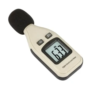 Handy Mini Sound Level Meter with Auto Backlight for Noise Pollution Monitoring (30~130 dBA)