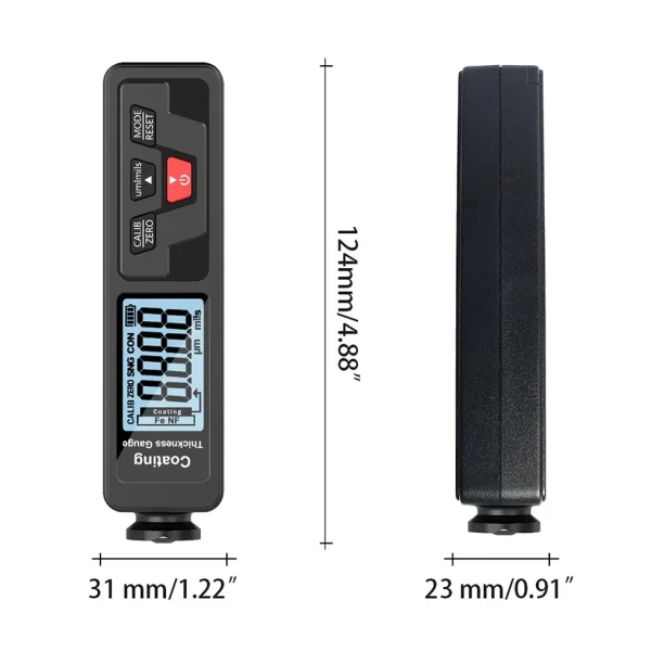 Paint Thickness Gauge for Car Coating with Digital Display - Image 5