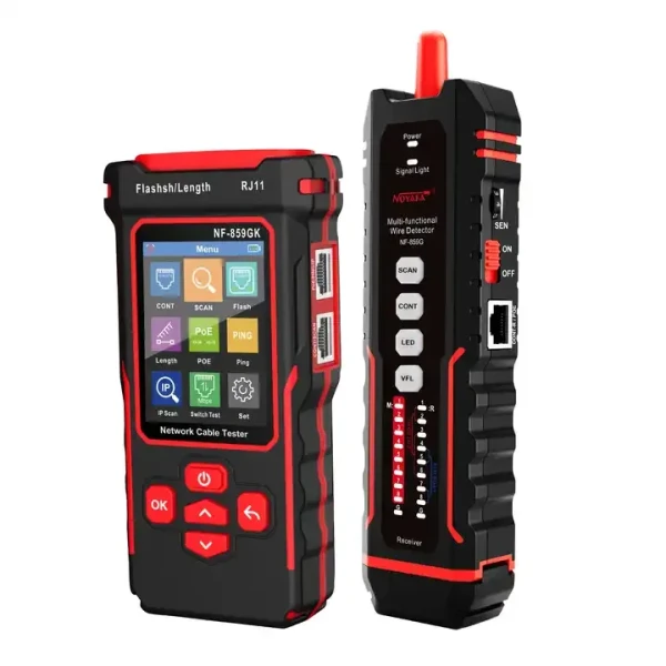 Multifunctional Wire Detector with IP Search, Ping Testing, and PoE Testing
