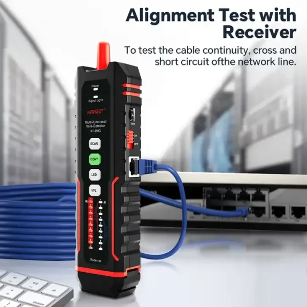Multifunctional Wire Detector with IP Search, Ping Testing, and PoE Testing - Image 4