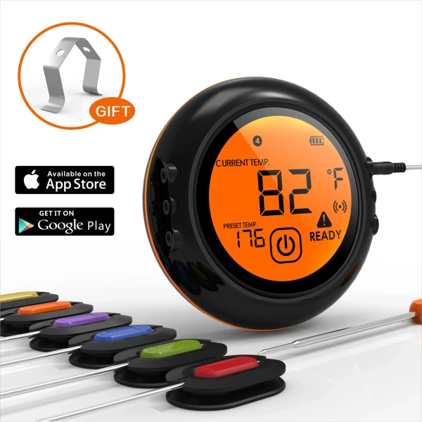 Smart Wireless Thermometer for Kitchen, BBQ, and Grill with Remote Digital Display - Image 3