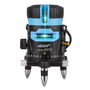 5 Lines 3D Infrared Laser Level with 360° Self-Leveling Rotating Green Light