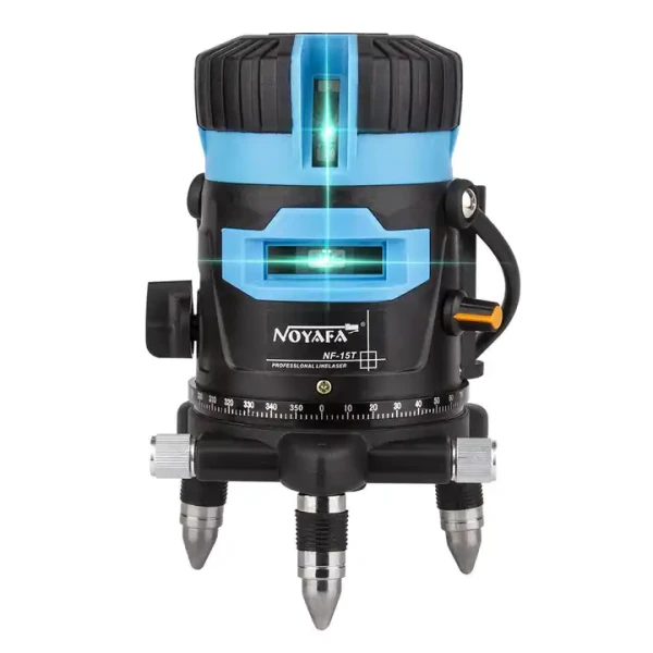 5 Lines 3D Infrared Laser Level with 360° Self-Leveling Rotating Green Light