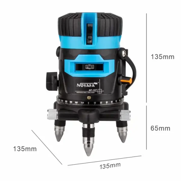 5 Lines 3D Infrared Laser Level with 360° Self-Leveling Rotating Green Light - Image 4