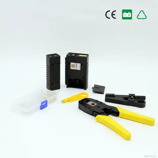 Cable Tester with 3-in-1 Crimping Tool for Network LAN Cable Stripping - Image 5