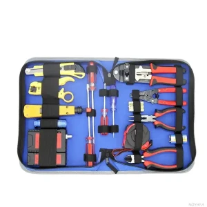Network Wiring Set with RJ45, RJ11, BNC Continuity Cable Tester