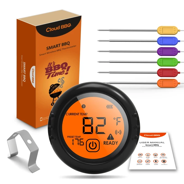 Smart Wireless Thermometer for Kitchen, BBQ, and Grill with Remote Digital Display - Image 2