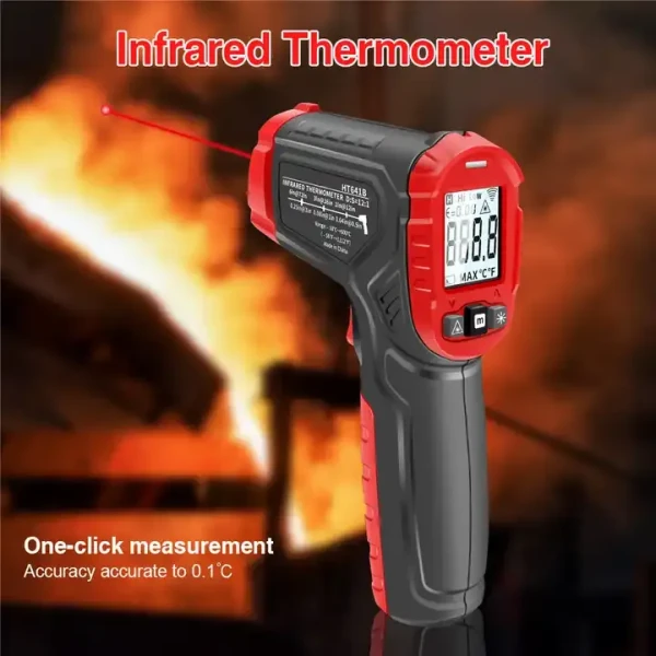 Industrial IR Temperature Gun with Quick and Precise Laser Measurement (-50~600°C) - Image 5