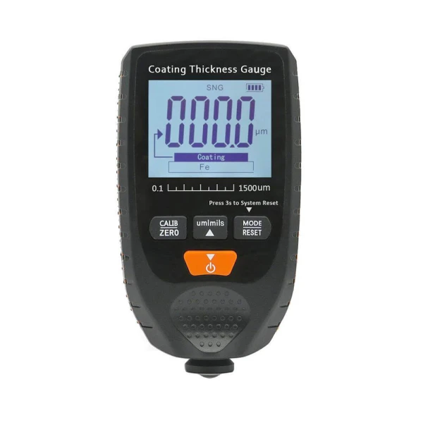 Car Paint Coating Thickness Gauge, Measures 0-1500µm for Fe & NFe Surfaces